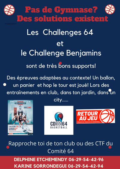 CHALLENGES CD64 ET CHALLENGE BENJAMINS