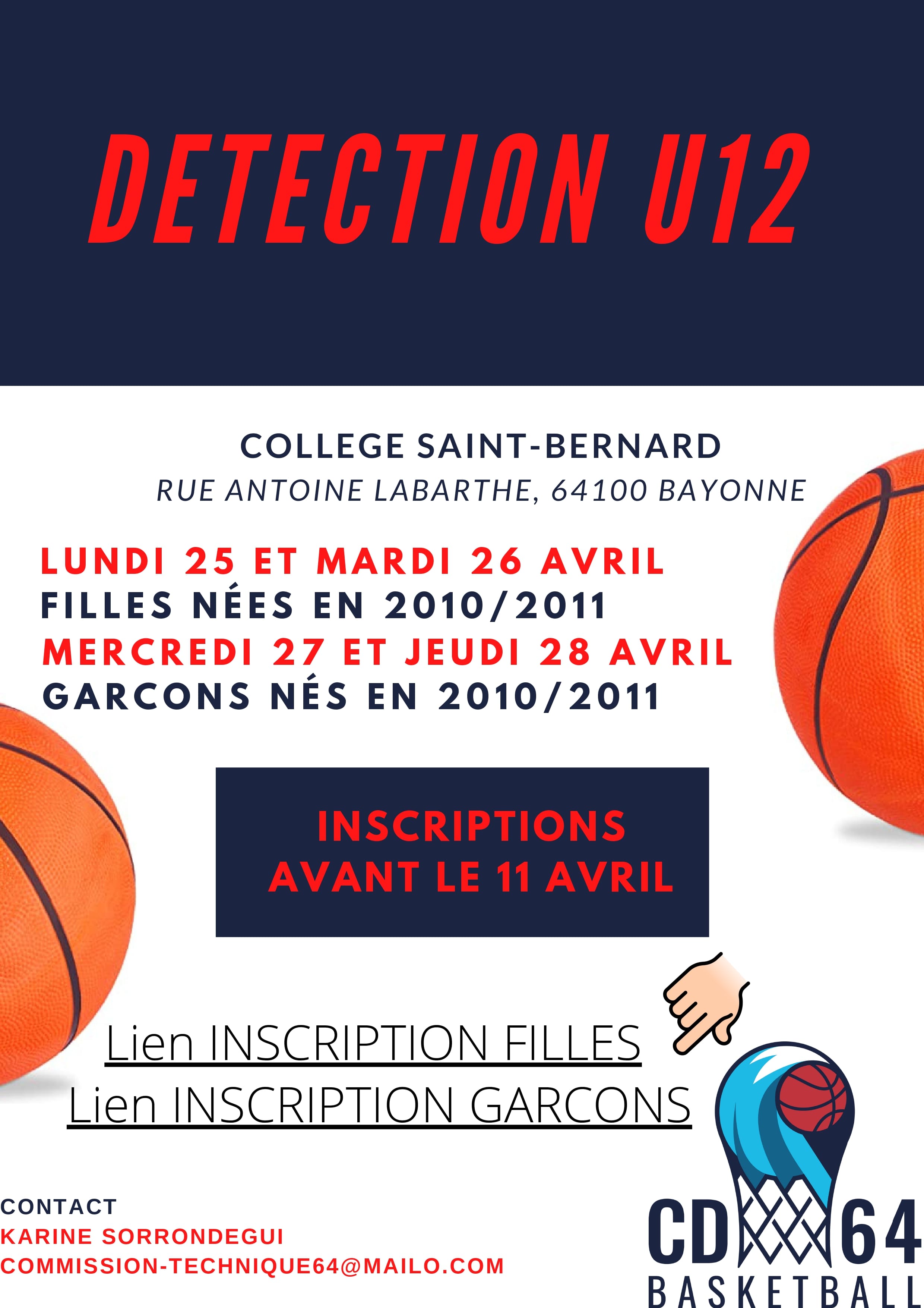 Détection U12 Paques